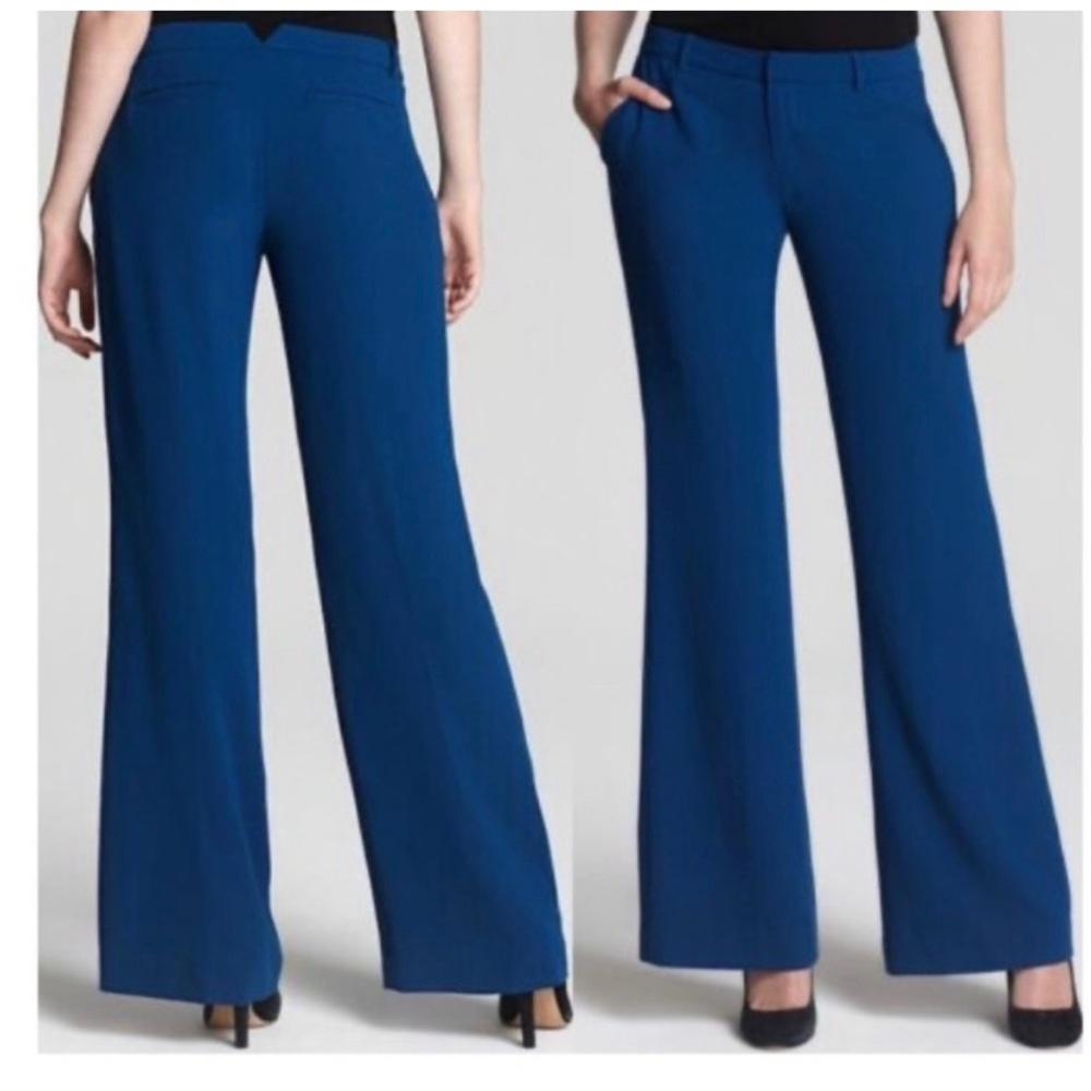 Joie Women’s Cobalt Blue Wide-leg Dress Pants Size 14